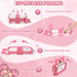 0-36 Baby Bathtub,Collapsible Baby Bath Tub with Thermometer & Soft Floating Cushion,Portable Travel Baby Bathtubs