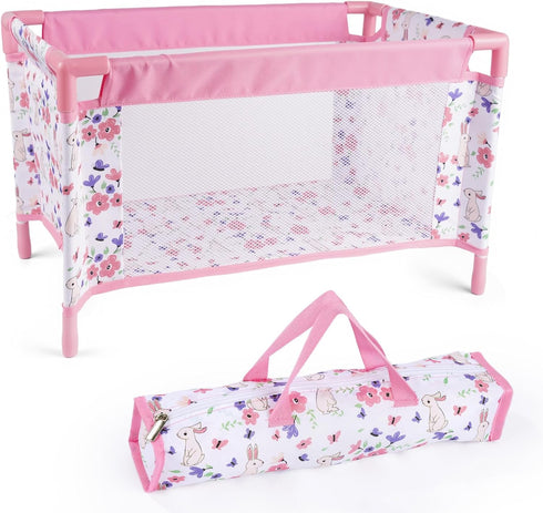 Reborn Baby Dolls Crib, Babys Doll Bed for 18 Inch Baby Dolls,