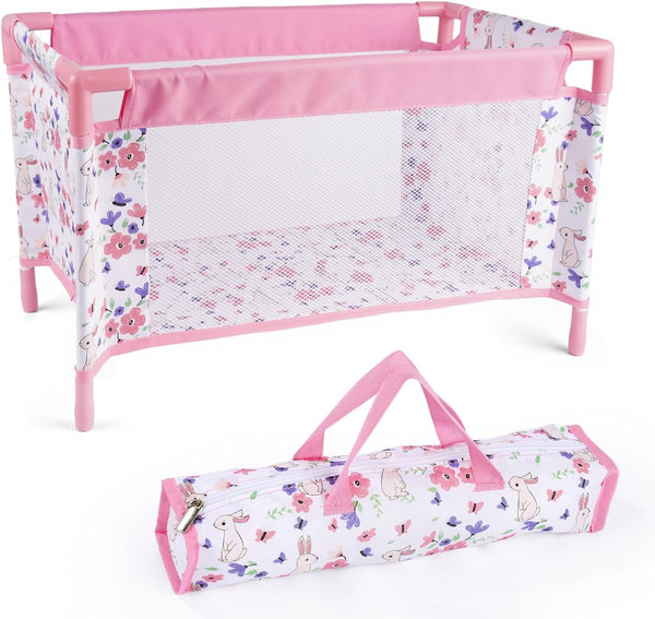Reborn Baby Dolls Crib, Babys Doll Bed for 18 Inch Baby Dolls,