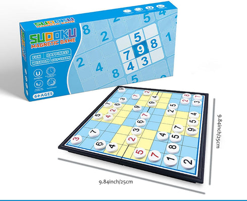 Magnetic Board Game Educational Toys for Beginner Boys Girls, Kids Adults Gifts (Sudoku, 6619)