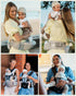 6-in-1 7-50lbs Baby Carrier, MOMTORY Safety-Certified Baby Carrier with Hip Seat, Plus Size Friendly, Detachable Baby