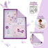 Set 3 Set, Set Wowelife Crib Bedding for Girls, Pieces Floral Butterfly Baby Girl Bedding Include Crib Comforter Fitted