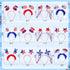 Moon Boat 12PCS Patriotic Head Boppers Headband - Star Uncle Sam Hat Balloons for 4th of July Party