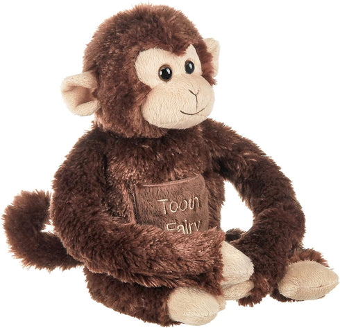 Bearington Lil’ Swings The Tooth Fairy Monkey Plush, 12 Inch Monkey Stuffed Animal