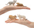 Toymany 12 Safari Animal Figurines Set, High Emulational Plastic Zoo Animals, Cake Toppers for Kids Toddlers