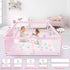 besuhot 50" 50" Baby Playpen for Toddler, Playpen for Babies Baby Fence Playards, Kids Safety Play Pen Area for Indoor