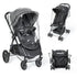 Universal Clear Stroller Rain Cover, No-zip Waterproof Cover, Food Grade EVA, Breathable Rain Shield for Single