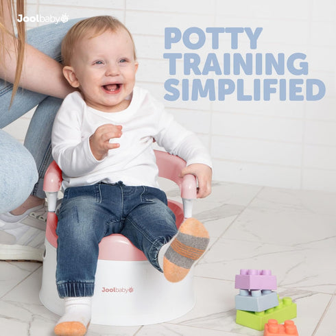 Jool Baby Toddler Potty Chair - Comfortable Pink Toilet Training Solution