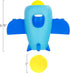 1pc Foam Ball Popper Toy - Squeeze & Launch Airplane Toy w/ Foam Balls Included Plane Ball Shooting Squishy Toy