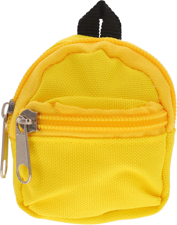 ibasenice Mini Doll Bag, Miniature Doll Backpack Accessories for Dressing & Costumes