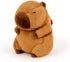 Capybara Plush 9 Inch Capybara Stuffed Animal Cute Stuffed Capybara Toy with Hamburger Backpack Soft Plushies Capybara Gift for Kids Boys Girls