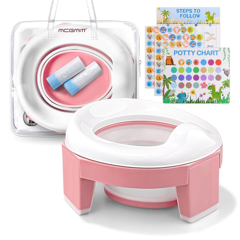 MCGMITT Portable Potty with Bonus Silicone Baby Teether Ball