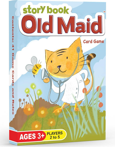 Story Book Old Maid Card Game for Kids Age 3 & Up - Fun Original Family Classic, Easy to Learn