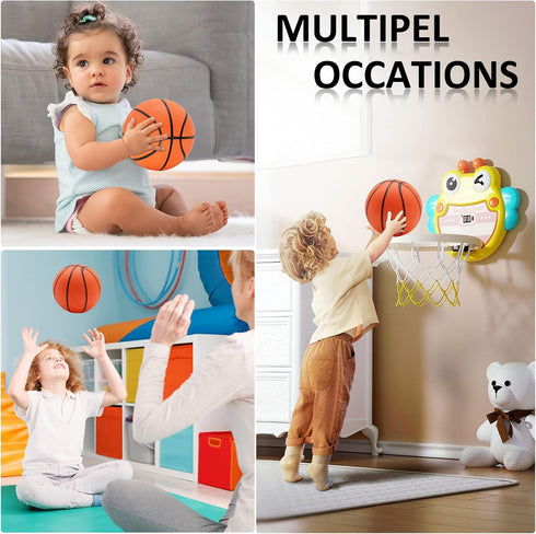 40Pcs 5" Mini Basketball Balls Bulk, Small Basketball Set with Pump for Indoor/Outdoor Games & Party Favors