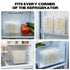 Hlimior 10-Pack 7.4"x5.1" Clear Flat Breast Milk Freezer Storage Organizer - Reusable Flattening Tray, Large Capacity