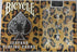 Bicycle Leopard Deck Playing Cards with Leopard Skin Back Design