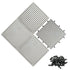 4pcs Brick 16x16 Classic Baseplate Building Plates for Building Bricks, Gray Background Boards for Pixel Paintings