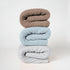 Baby Swaddle Receiving Blankets with Matching Beanie Set, Newborn Nursery Wrap for Boys and Girls (Brown)