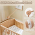 Moyii 360 Wooden Baby Mobile Arm for Crib Adjustable Beech Wood Mobile Holder, Foldable Baby Mobile Hanger