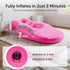Inflatable Pregnancy Pillow, Full Body Pregnancy Mattress with Hole for Belly Chest/Head, Pregnancy Pillows for Prone