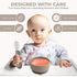 Generic Set SiliFeed Silicone Baby Feeding Durable, Non-Toxic Mealtime Kit with Suction Bowl, Bib, Placemat, and Soft