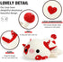 Onsoyours 12" Cute Cow Plushie - Soft Squishy Mushroom Cow Toy Pillow for Kids (Red Mushroom Cow)