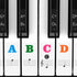 Eison Colorful Piano Stickers for Keys - Removable 88/61/54/49/37 Full Set Stickers, Great Children's Gift