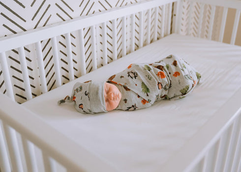 Set 0-3 (0-3 Baby boy Swaddle Blanket and Hat Newborn Month Wrap Baby Receiving Blanket Animals Design Months