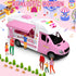 3-5 3 Playset 3 4 5 choopheme Ice Cream Trucks Toys for Toddlers with Different Flashing Lights & Sound