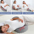 Pregnancy Pillows for Sleeping, Upgraded Memory Foam Maternity Pillow for Pregnant Women, Pregnancy Wedge Pillow