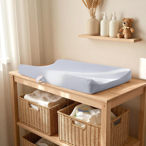 Muslin Changing Pad Cover for Baby - Soft and Stylish Diapering Essentials