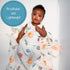 100% 47 47 Inches, LollyBanks Swaddle Blanket, Cotton Baby Blanket, Soft Muslin Swaddle Blanket x Neutral Baby Blanket