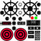 Play Kitchen Decals Stove Cooker Microwave Oven Stickers Vinyl Toy Stove Sticker