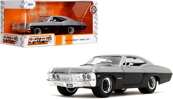 Jada Toys Bigtime Muscle 1:24 1967 Chevrolet Impala SS Opening Doors, Hood,