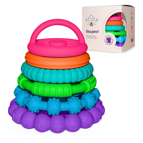 Silicone Stacking Rings Baby Toy | Soft Silicone Teething Toys | Interactive Stacking Rings for Babies Boy, Girl,