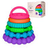 Silicone Stacking Rings Baby Toy | Soft Silicone Teething Toys | Interactive Stacking Rings for Babies Boy, Girl,