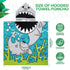 3 Pack Baby(59 30 Inch,Shark, Chumia Kids Hooded Beach Poncho Towels Toddler Swim Pool Bath Towels with Hood Thicker