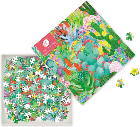Adult Jigsaw Puzzle: Bex Parkin: Cactus Garden: 1000-piece Jigsaw Puzzles