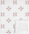 Sweet Jojo Designs Sports Baseball Patch Baby Boy Receiving Security Swaddle Blanket