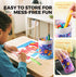 1-3, 12 Jar Melo Glitter Crayons for Toddlers Non-Toxic Washable Crayons for Kids, Ultra-Silky and Twist, Ideal