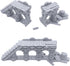 EnderToys Ruined Town Modular Walls II for DND Terrain, 28mm Miniature Wargaming Scenery