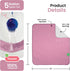 34" 36" Pack 4) IMPROVIA Washable Underpads, Heavy Absorbency Reusable Incontinence Pads for Kids, Adults, Elderly