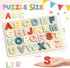 Zeoddler Alphabet Puzzles, ABC Preschool Learning Toys, Wooden Toys for Toddlers, Alphabet Shape Puzzles for Kids, Gift