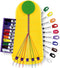 Choose Friendship Bracelet Making Kit 20 Pre-Cut Threads, Portable Loom with Storage,