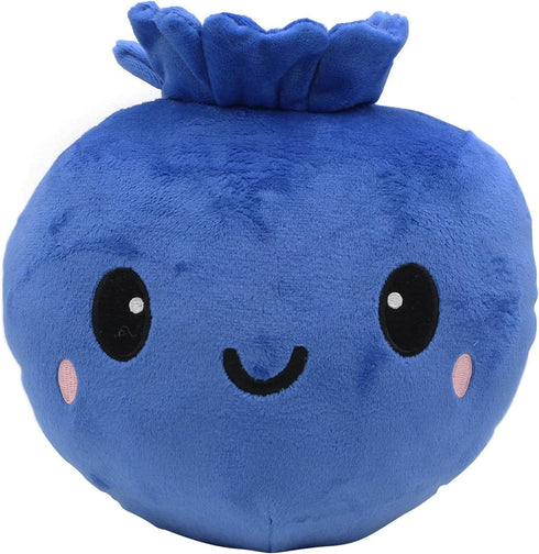 Kawaii Blueberry Plush Stuffed Toy Soft Fruit Plushie Pillow (Medium)