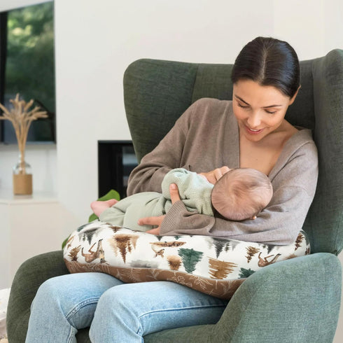 GRSSDER Nursing Pillow Cover Stretchy Minky Removable Nursing Covers for Breastfeeding Pillows, Ultra Soft Comfortable