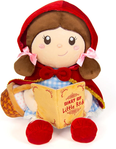 Cuddle Barn Lil Red Storyteller Red Riding Hood Animated Plush Storytelling Toy, 10 inches