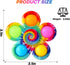 Fidget Spinners Toys 4 Pack, Sensory Spinner Toys for Kids and Adults, Stress Relief Products