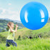 Jenaai 4 Pcs 30 Inch Big Bounce Ball, Large Rubber Kickball, Giant Inflatable Hopping Ball for Outdoor Activity