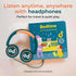 1-3, 6 Cali's Books Bedtime Musical Book for Babies and Toddlers USB-C Rechargeable, Headphone Jack, Classical